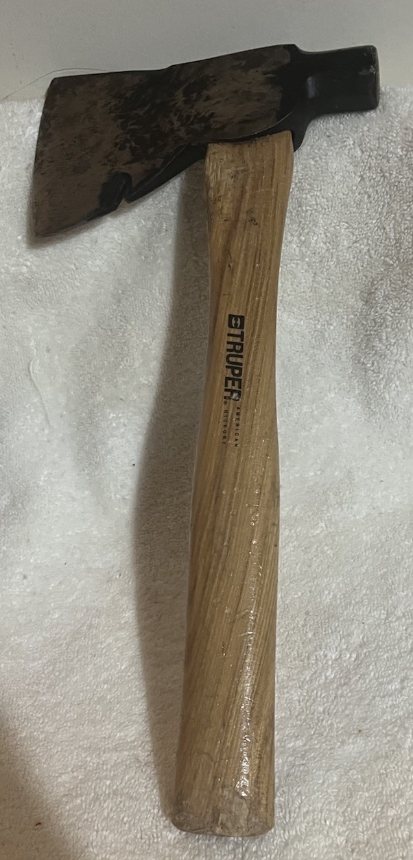 Truper Hatchet, Made In Mexico With American Hickory Handle