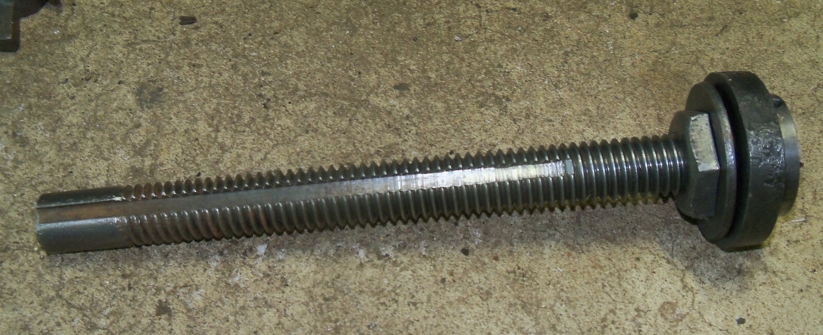 Vintage 94 Buffalo Forge Co Post Column Beam Drill Press Quill Upper Screw Shaft
