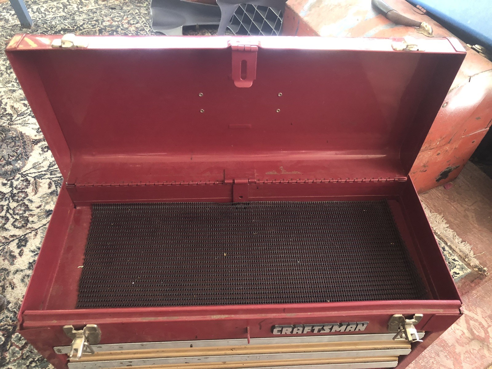 Craftsman 3 Drawer Tool Box Vintage Model 706 Waterloo SF 49ers NFL