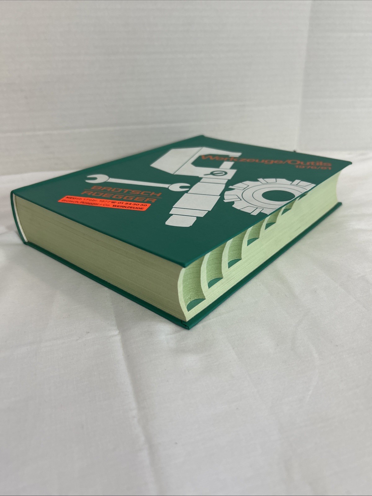 Vintage Brotsch Roegger tools/machinery catalog & Hardcover Book from 1976/81