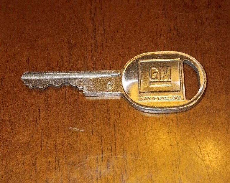 Vintage General Motors GM Key Replacement