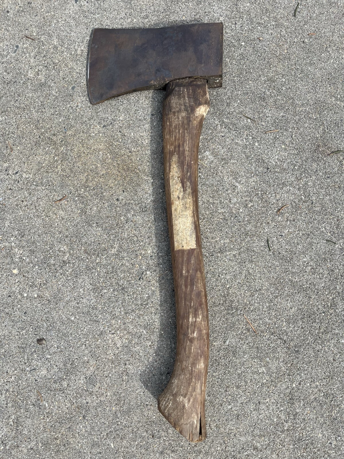 Antique Vintage Hatchet Axe Marked Potts P.&R. on Both Sides