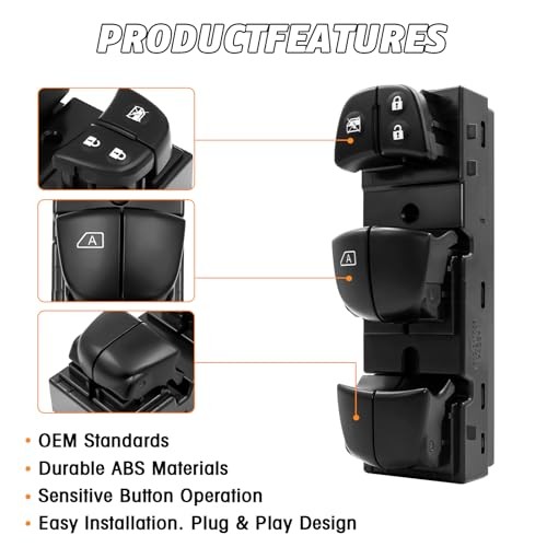 Driver Side Master Power Window Switch Compatible with Nissan Juke 2011-2017,