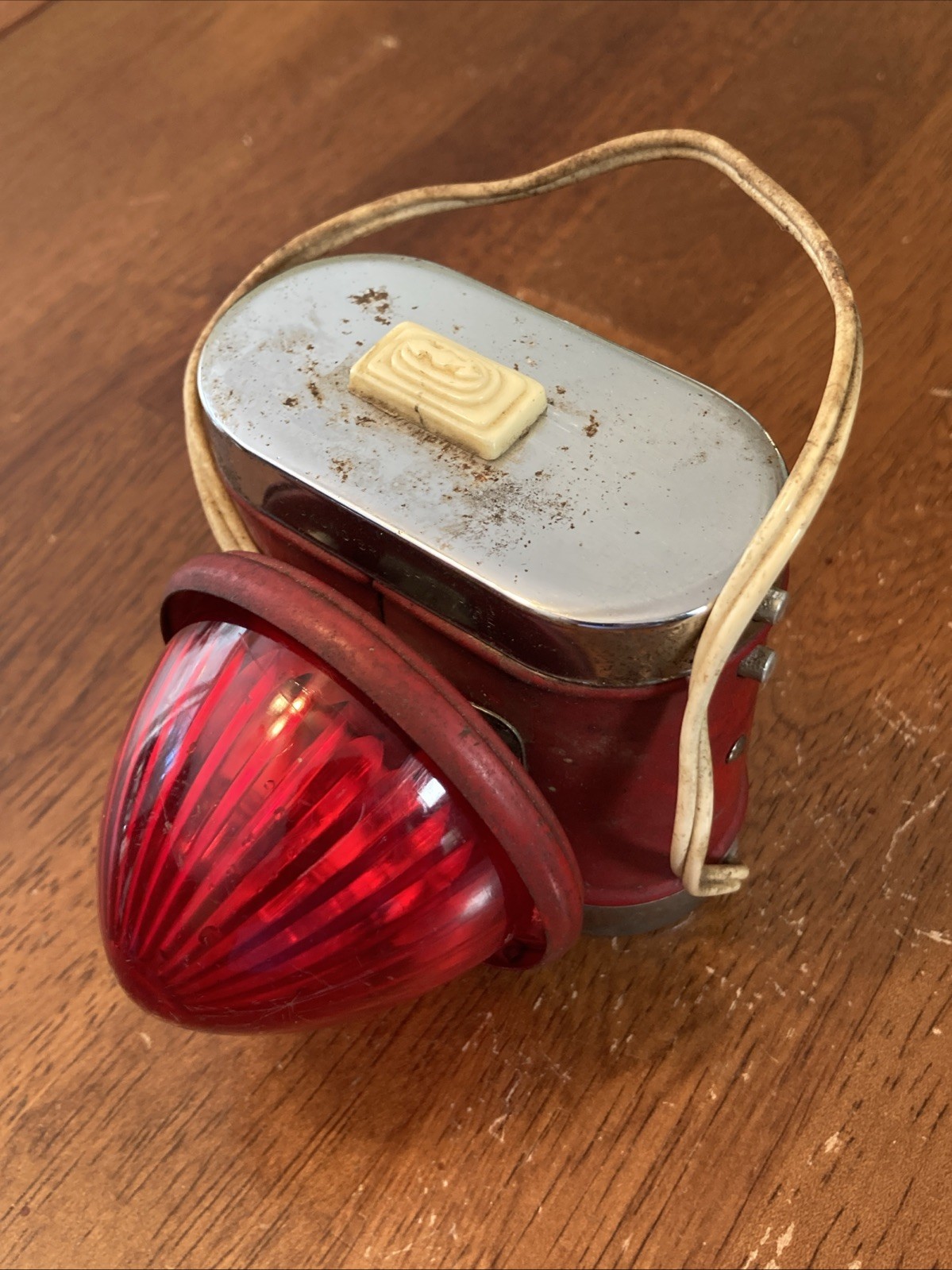 Ash Flash Vintage Explorer Flashlight 1950’s Red Signal Light Hong Kong