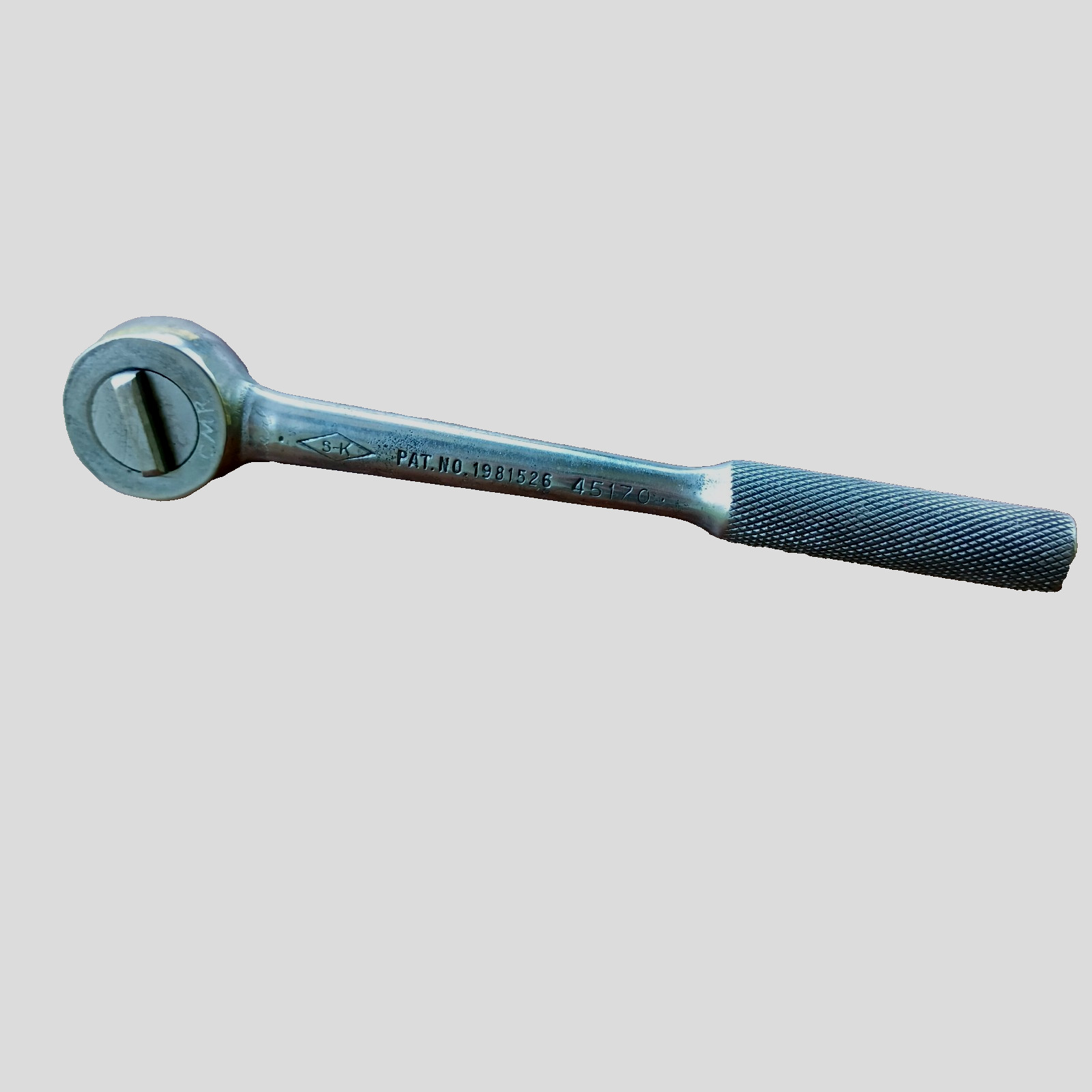 S-K Tool 45170 3/8″ Drive Ratchet SK Diamond Logo Vtg. USA Has Initials/Name On