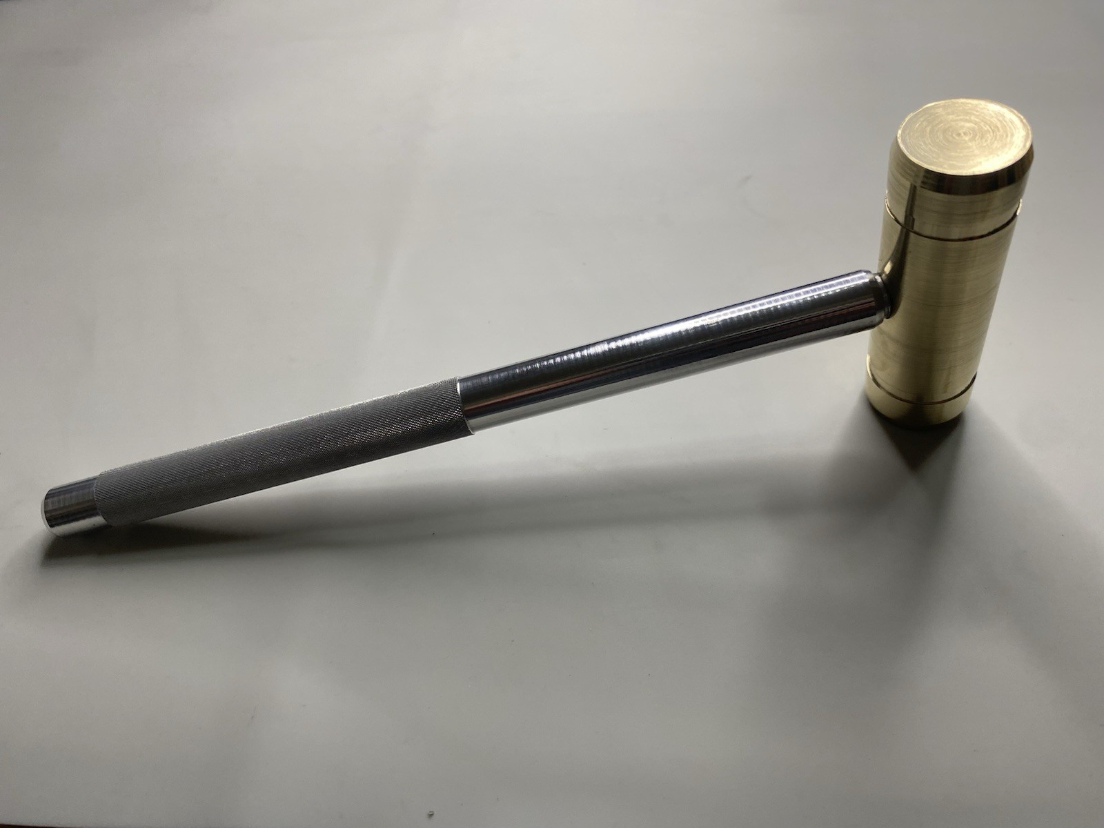 Brass Hammer Set 2lb & 8 Oz Brass Hammer Set Non Spark, Durable Knurled Handle