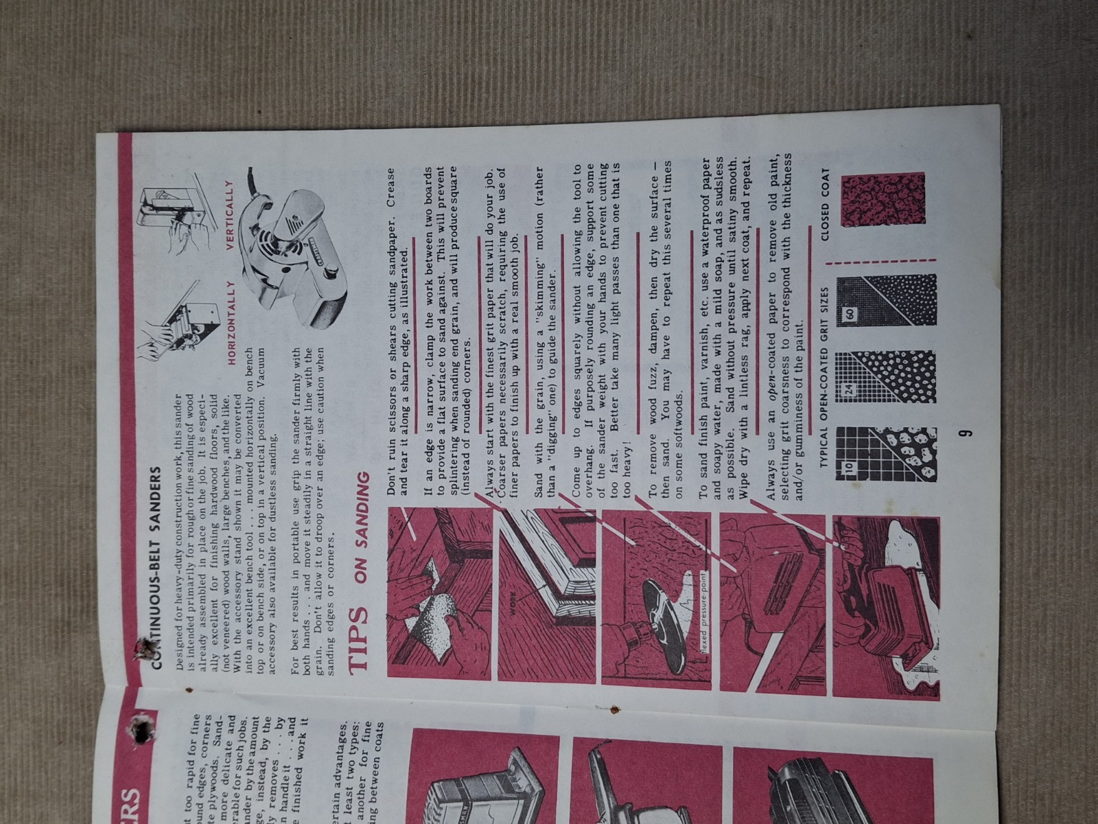 Vintage 1960 Craftsman Handbook POWERED HAND TOOLS Uses Completely Illustrated