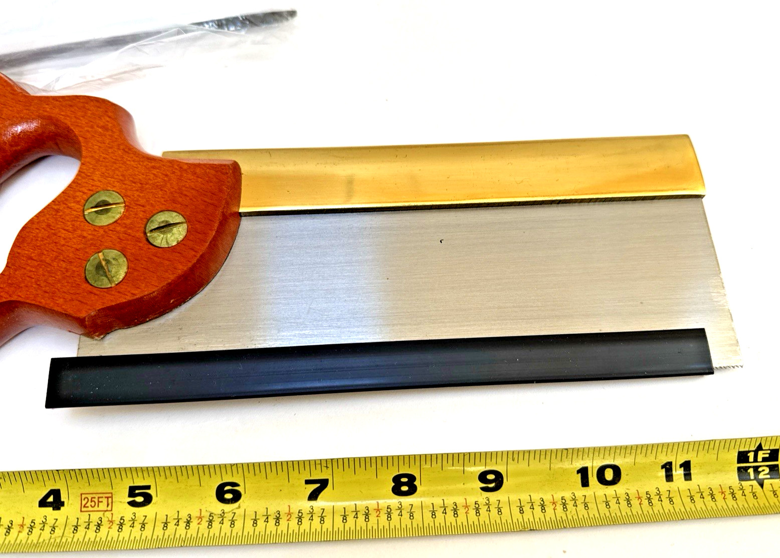 NOS NEW Back saw by W. Tyzack & Turner, No. 120, Woodcraft 50th Anniv.