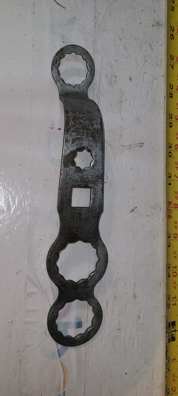 Auto wrench vintage desoto 1932-1937 indestro mfg corp no 403