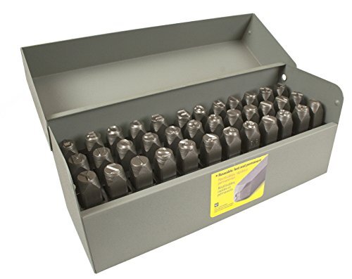 CH Hanson 20625 3/16″ 36 Pc General Purpose Letter & Figure Steel Stamp Set
