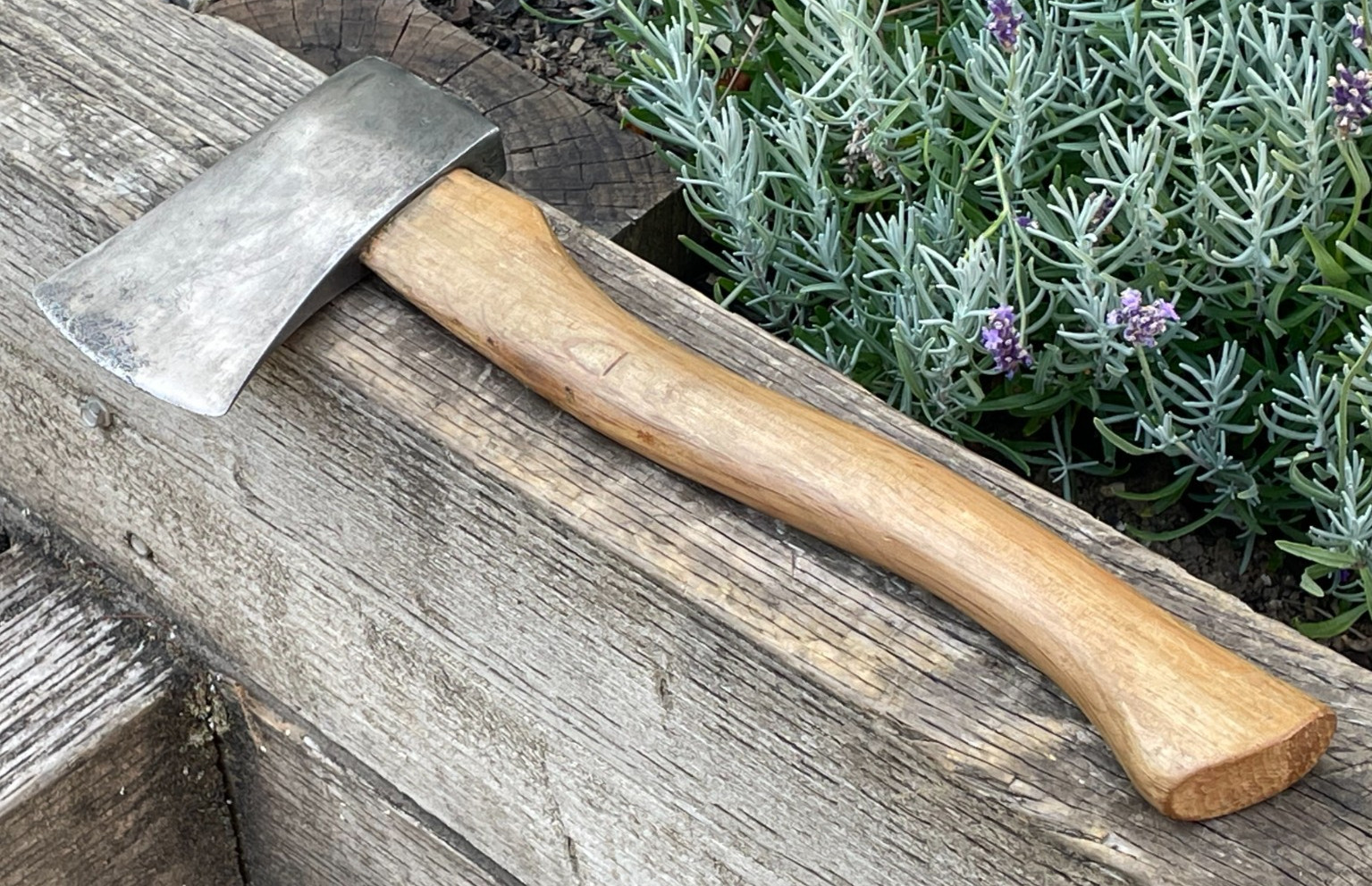 Vintage 1-1/2 lb Axe Hatchet Kindling Chopper Garden Camping Fishing Tool 5