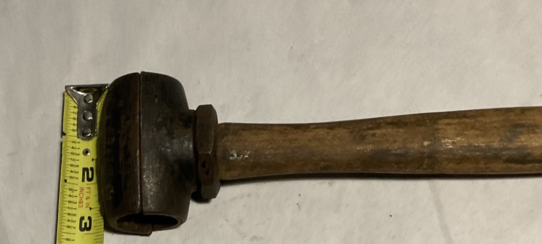 VTG C.S . Osborne # 1 Hammer with Wooden Handle Collectible Tool 3” X 11.5”