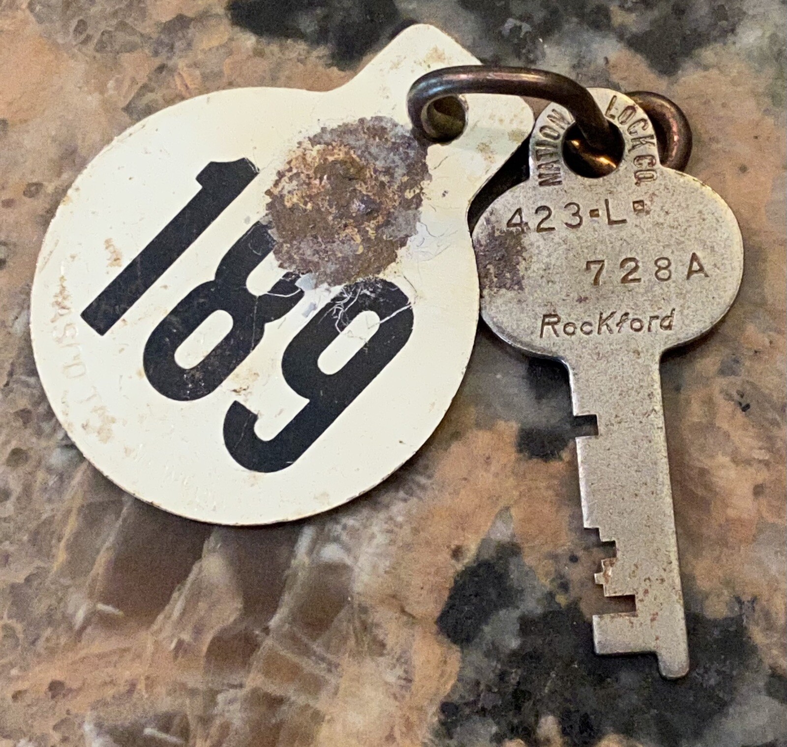 1950’s #189 All Steel equipment company national lock 423L 728A