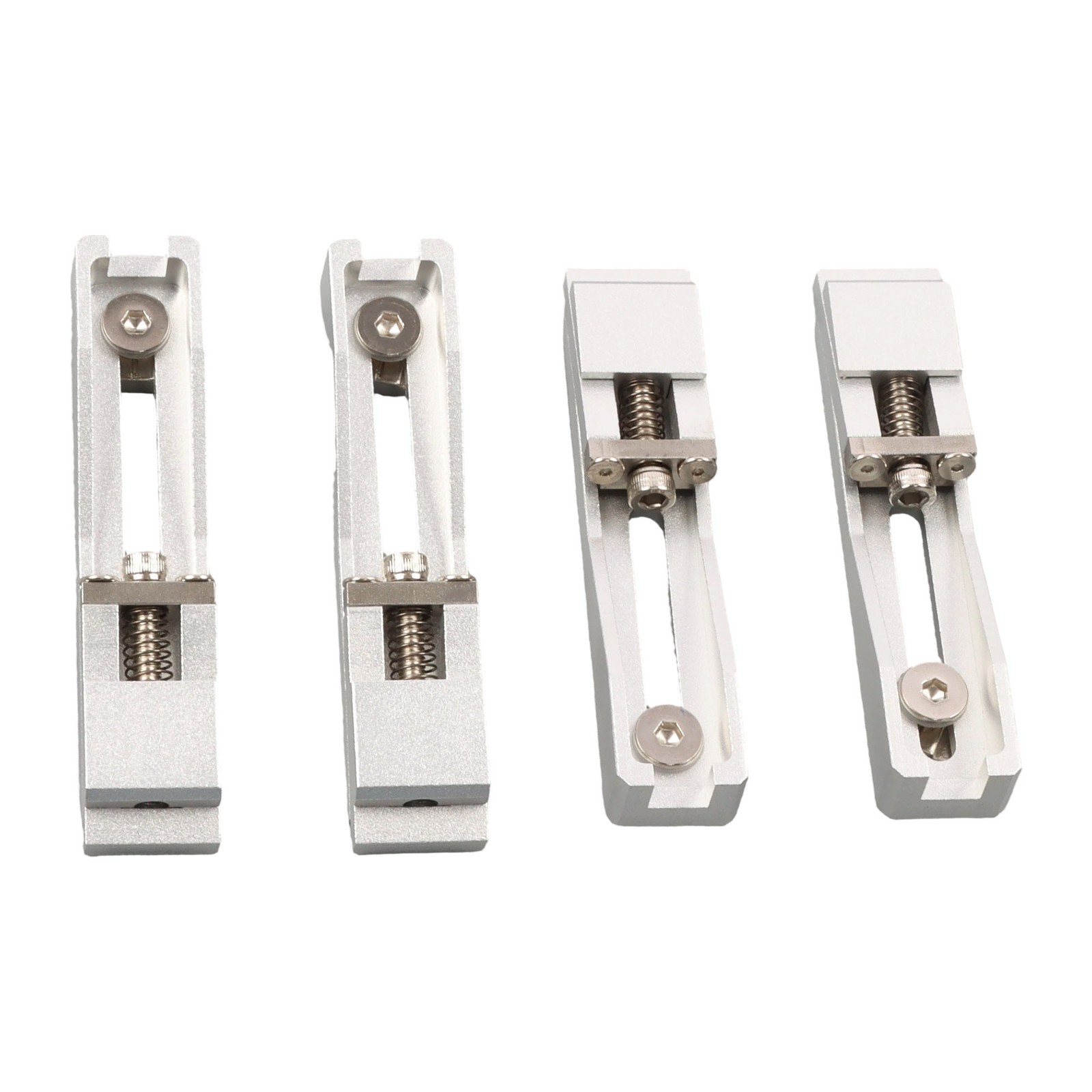 4 Pcs CNC Router Vise Clamp Low Profile Aluminum Toe Clamp 4.2″×0.9″×0.6″ Tool