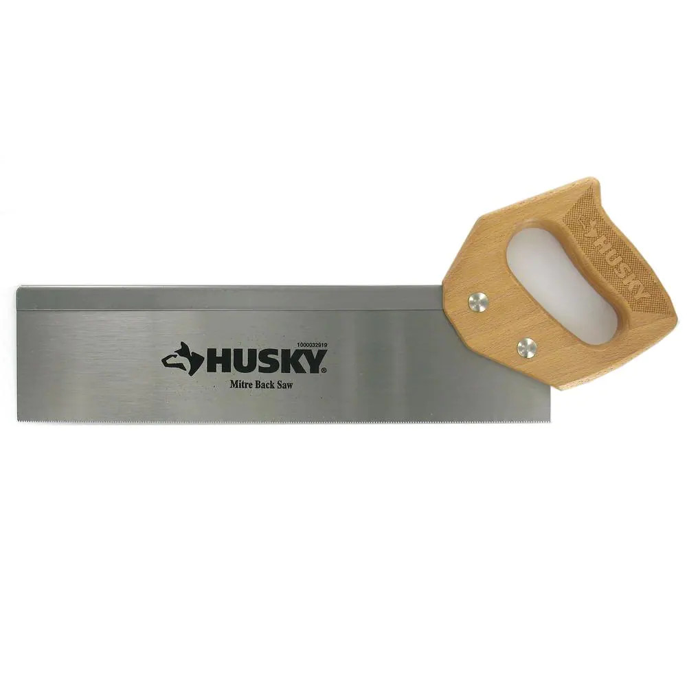 NEW 14 in. Miter Back Saw Cuts Soft Hard Wood Sharp Ground Teeth Cutting Tool