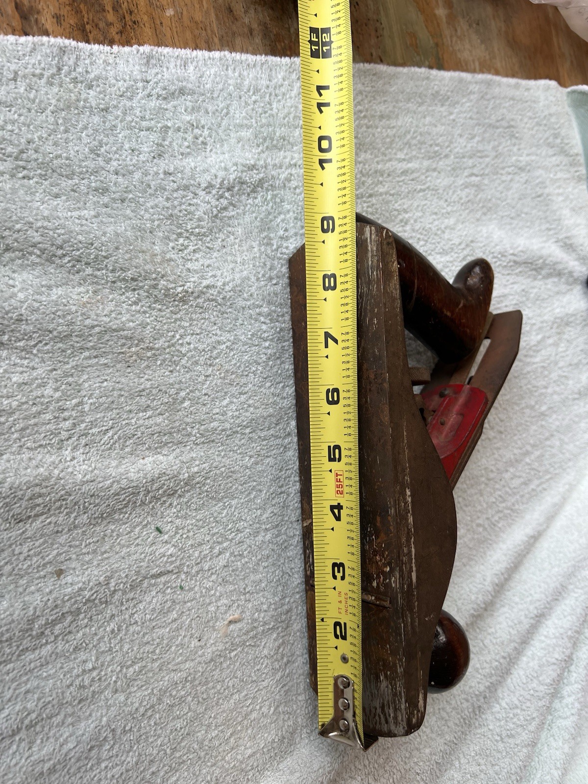 DUNLOP 9″ Smooth Sole Jack Plane Woodworking Carpentry Tool Vintage Antique USA