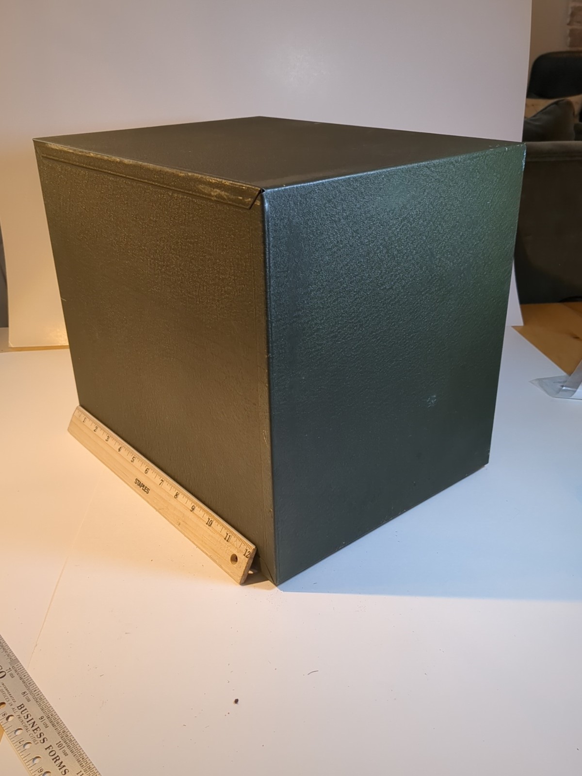 Vintage Kennedy Mfg 6D Small Parts Cabinet Green Wrinkle Van Wert OH No Rust