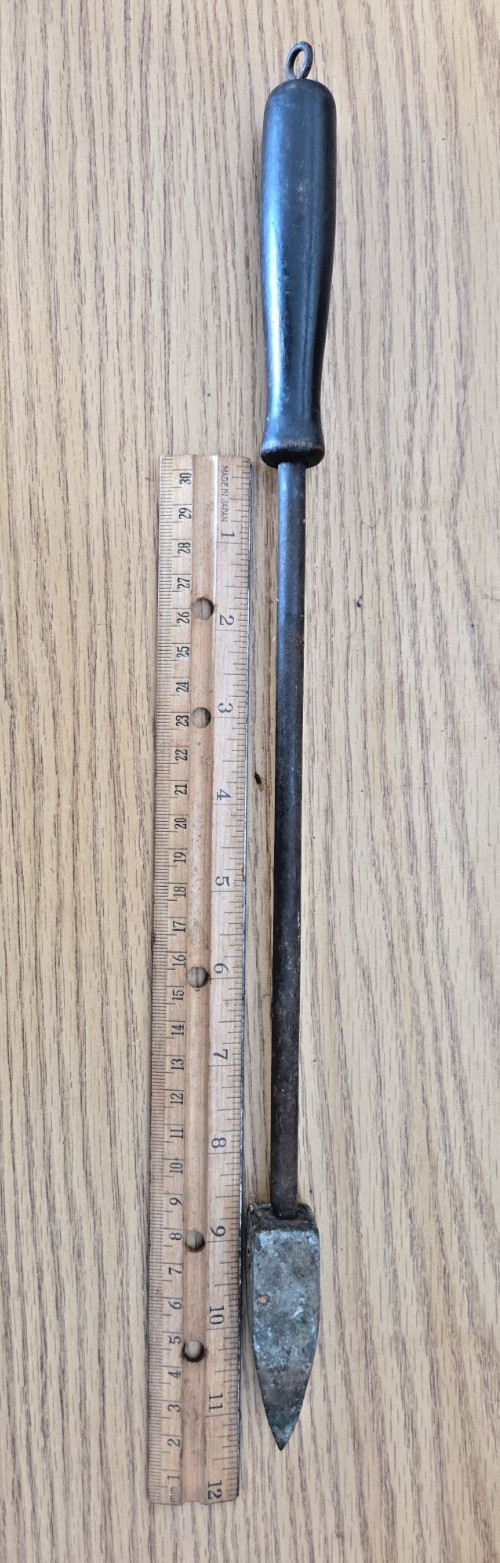 Antique Copper Soldering Iron – Wood Handle