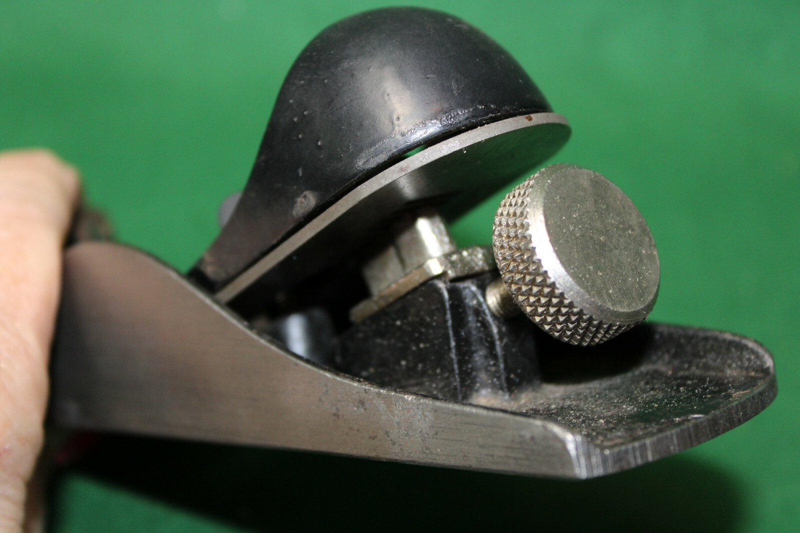Good User Antique Vintage Pat’d ’97 STANLEY No.220 (13-220) Block Plane Inv#MH19