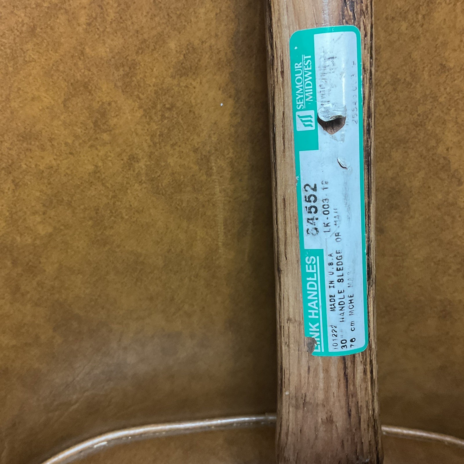 Vintage Splitting Axe.. New Hickory Handle. Can’t Read The Markings.