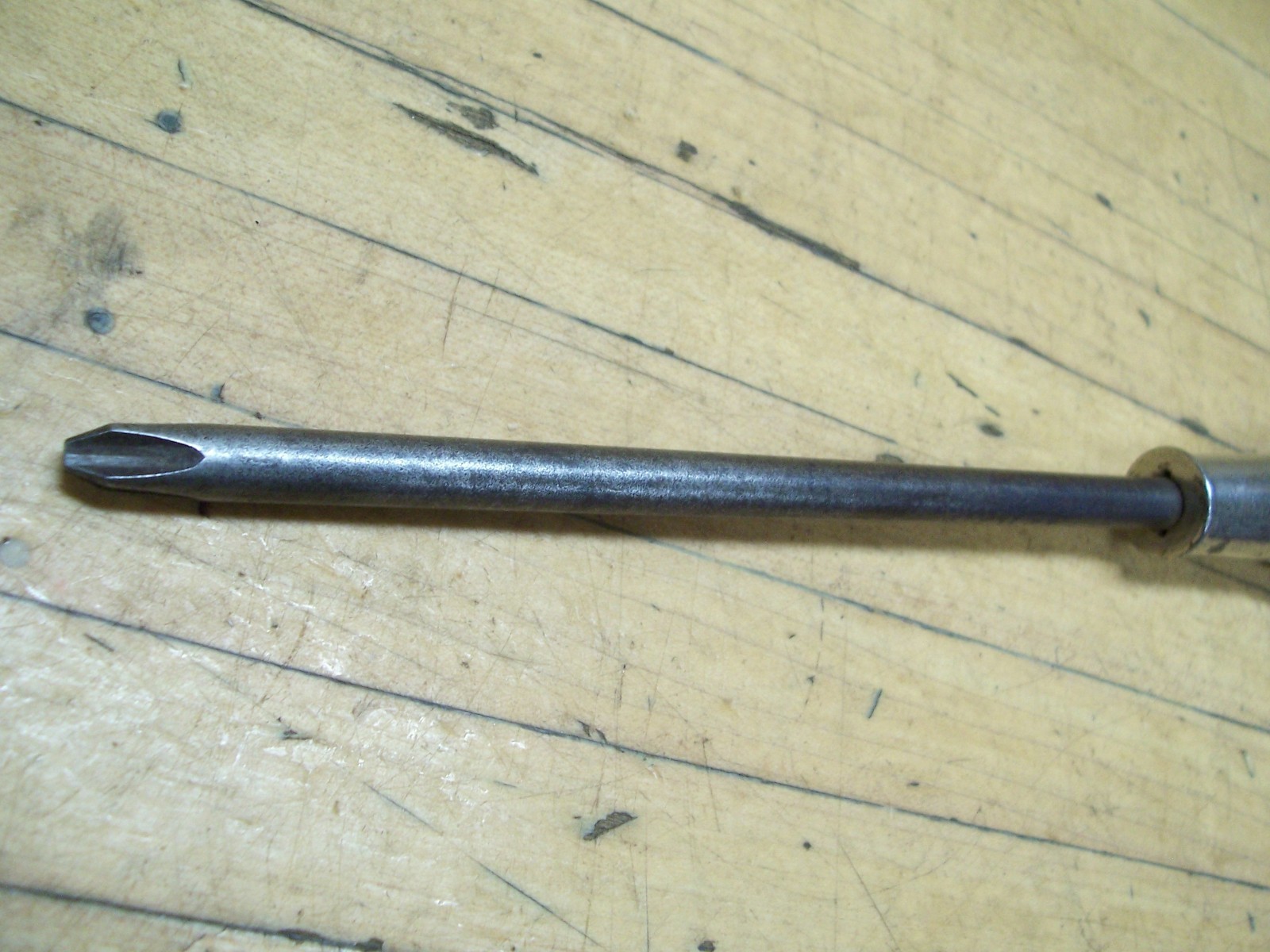 NICE Vintage Snap-On Wood Handle Phillips Screwdriver 12-1/2″ Tool SDWP-355 USA