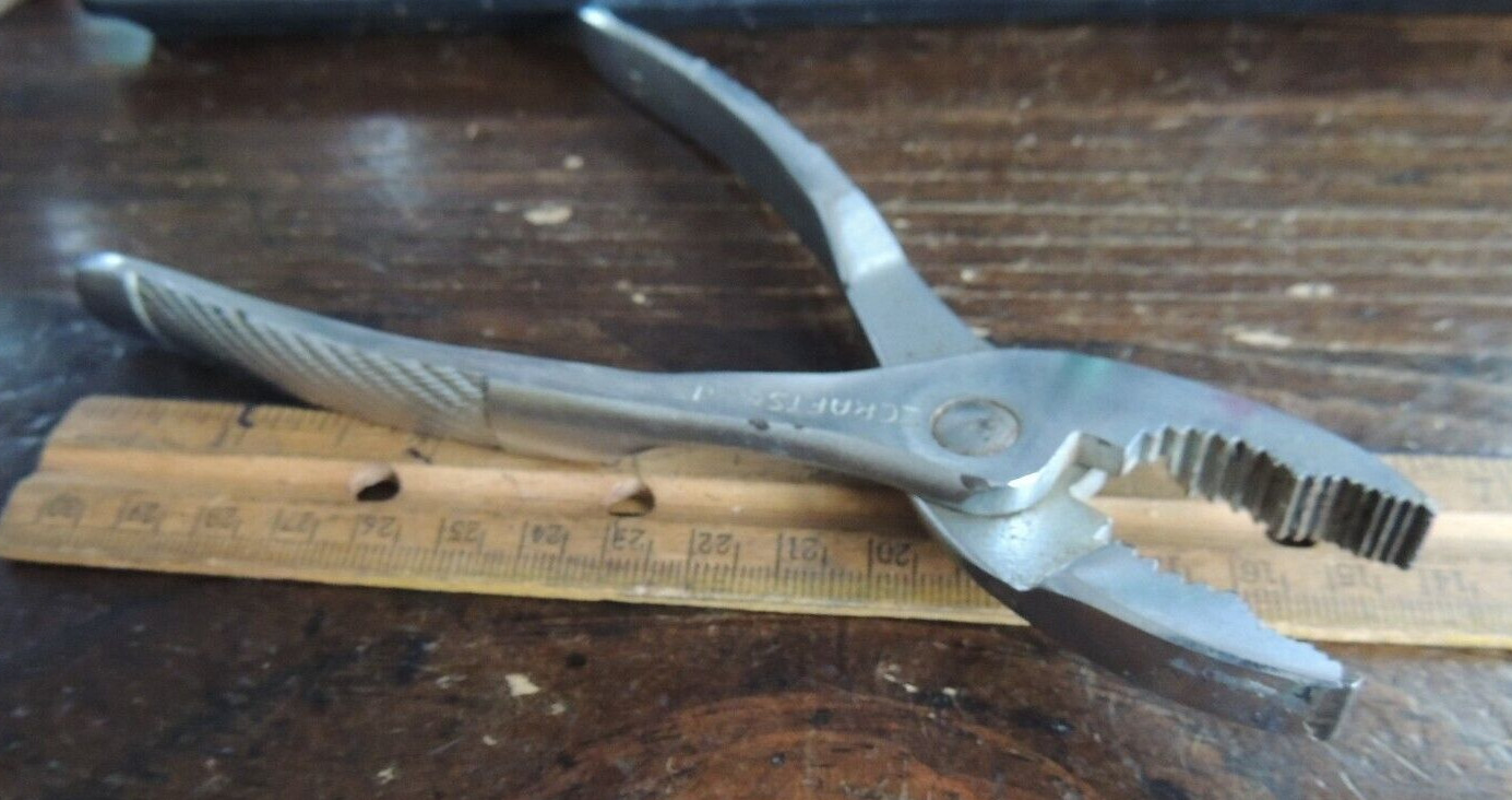 6-3/4″ CRAFTSMAN SLIP-JOINT PLIERS, P-CIRCLE, ROPE STYLE HANDLE GRIPS, NO MODEL