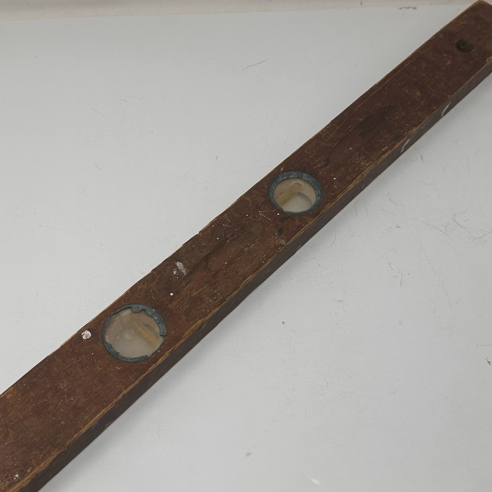 Stanley 24″ Wood Level #347 Vintage Tool w/ 2 Blue Seals