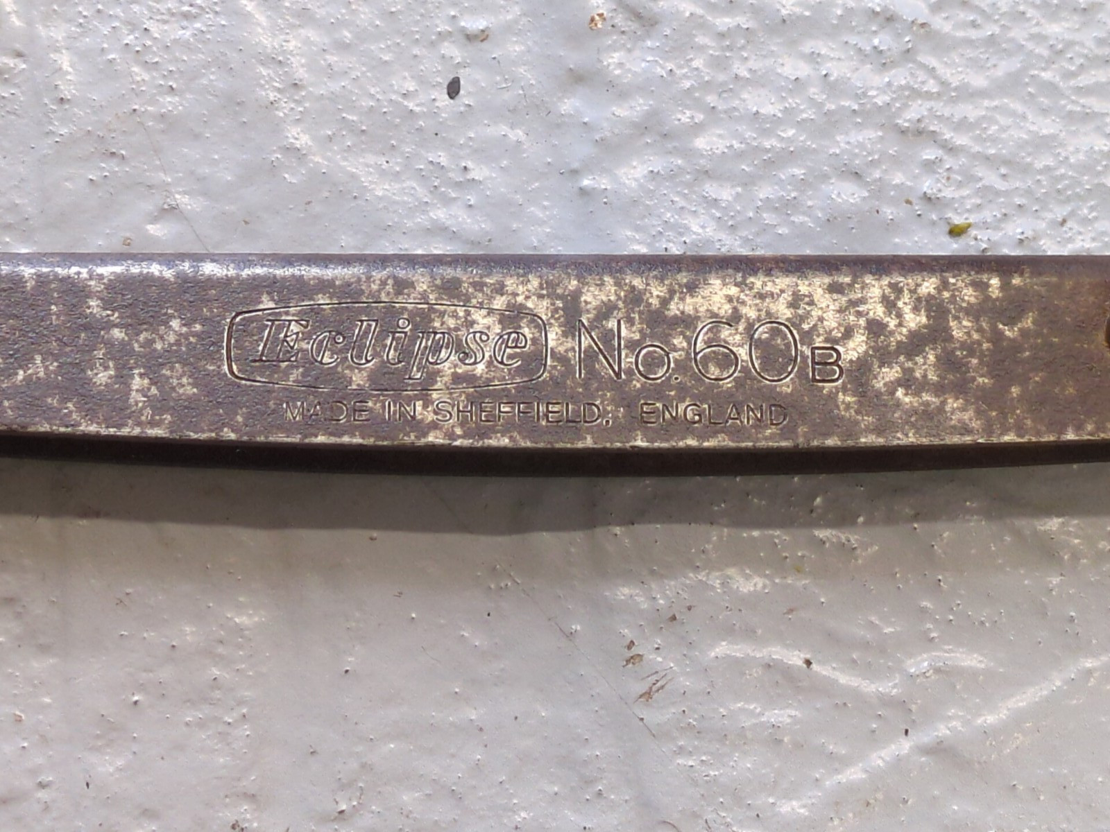 Vintage ECLIPSE 60B Adjustable Hacksaw Made In England