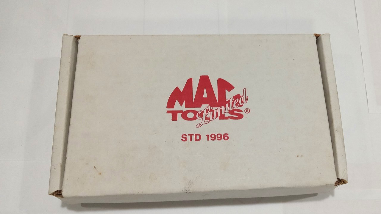 Mac Tools. STD 1996. 24kt Gold-Plated Limited Edition. Tap & Die Set #2610