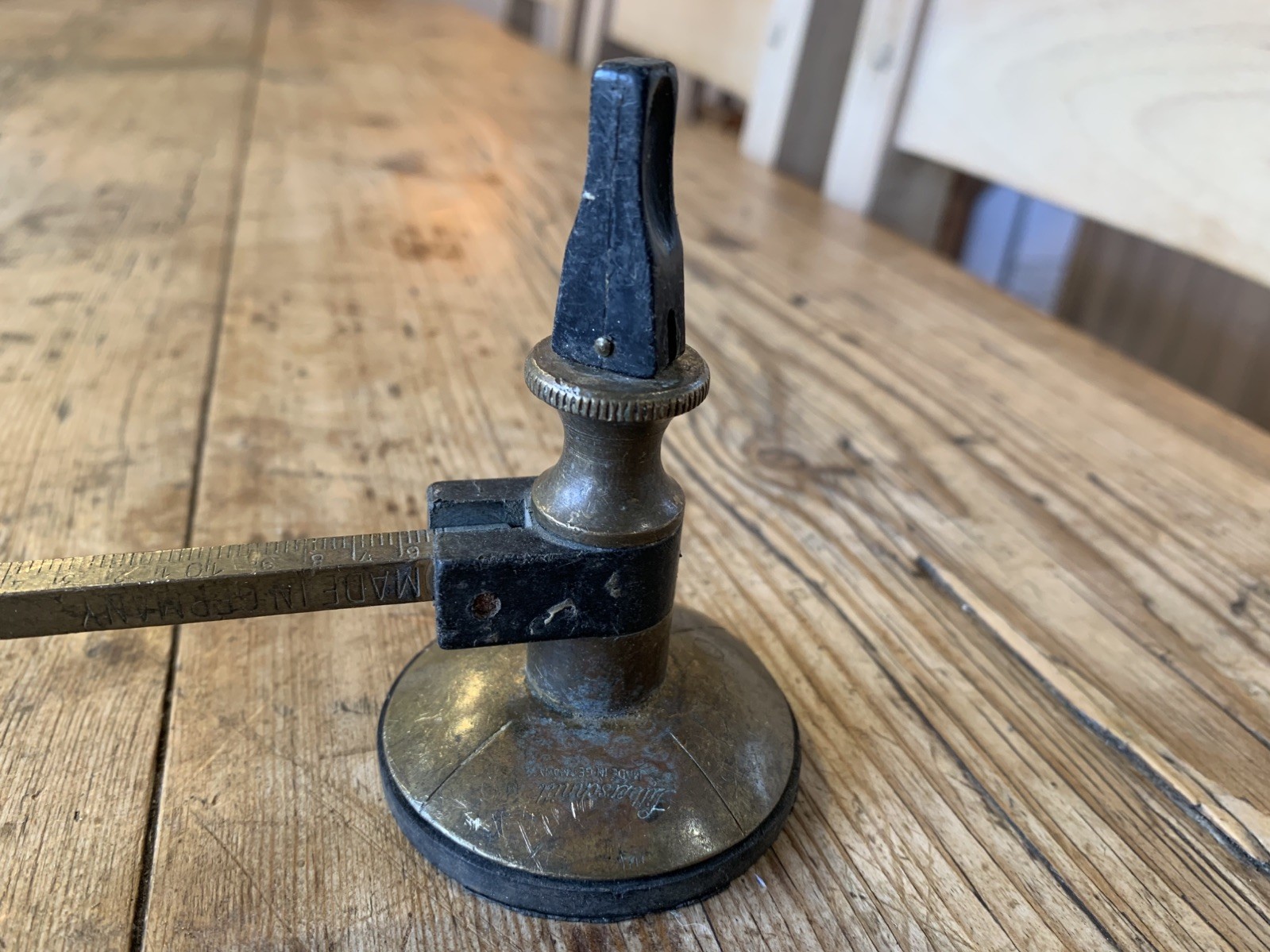 Vintage Brass Silberschnitt Glass Cutter