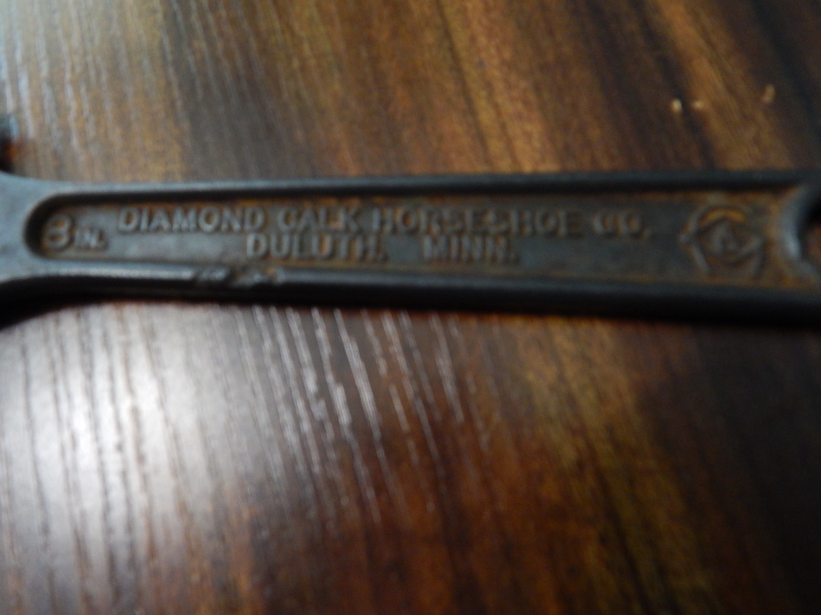 Vintage Diamond Caulk Horseshoe Co. 8″ Adjustable Wrench