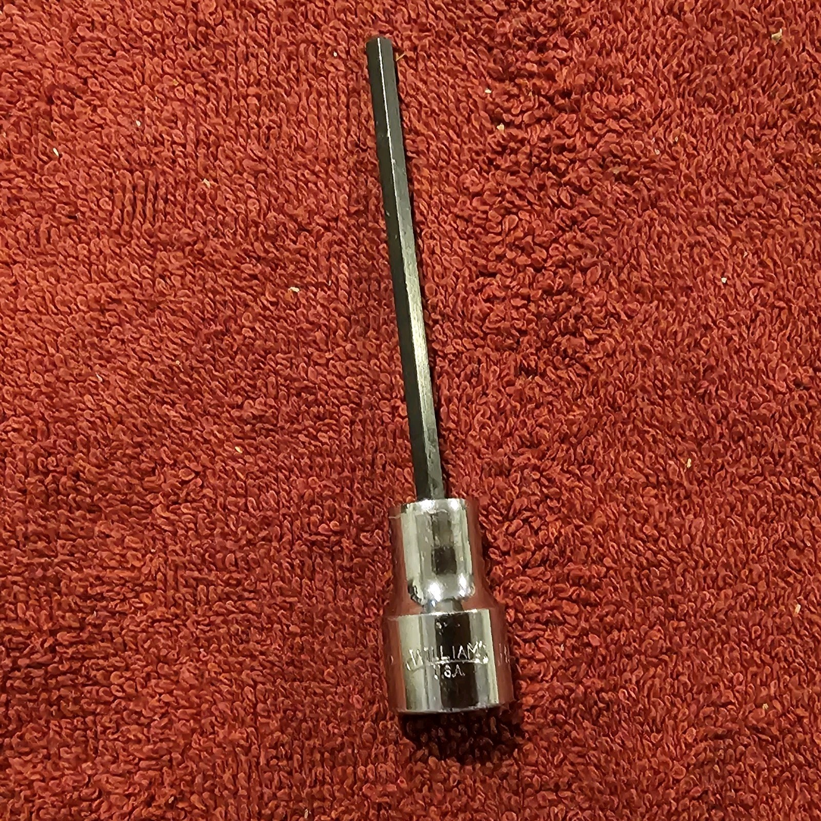 Vintage Williams USA BA-5 5/32″ Hex Bit Socket, 3/8 Drive, New Old Stock