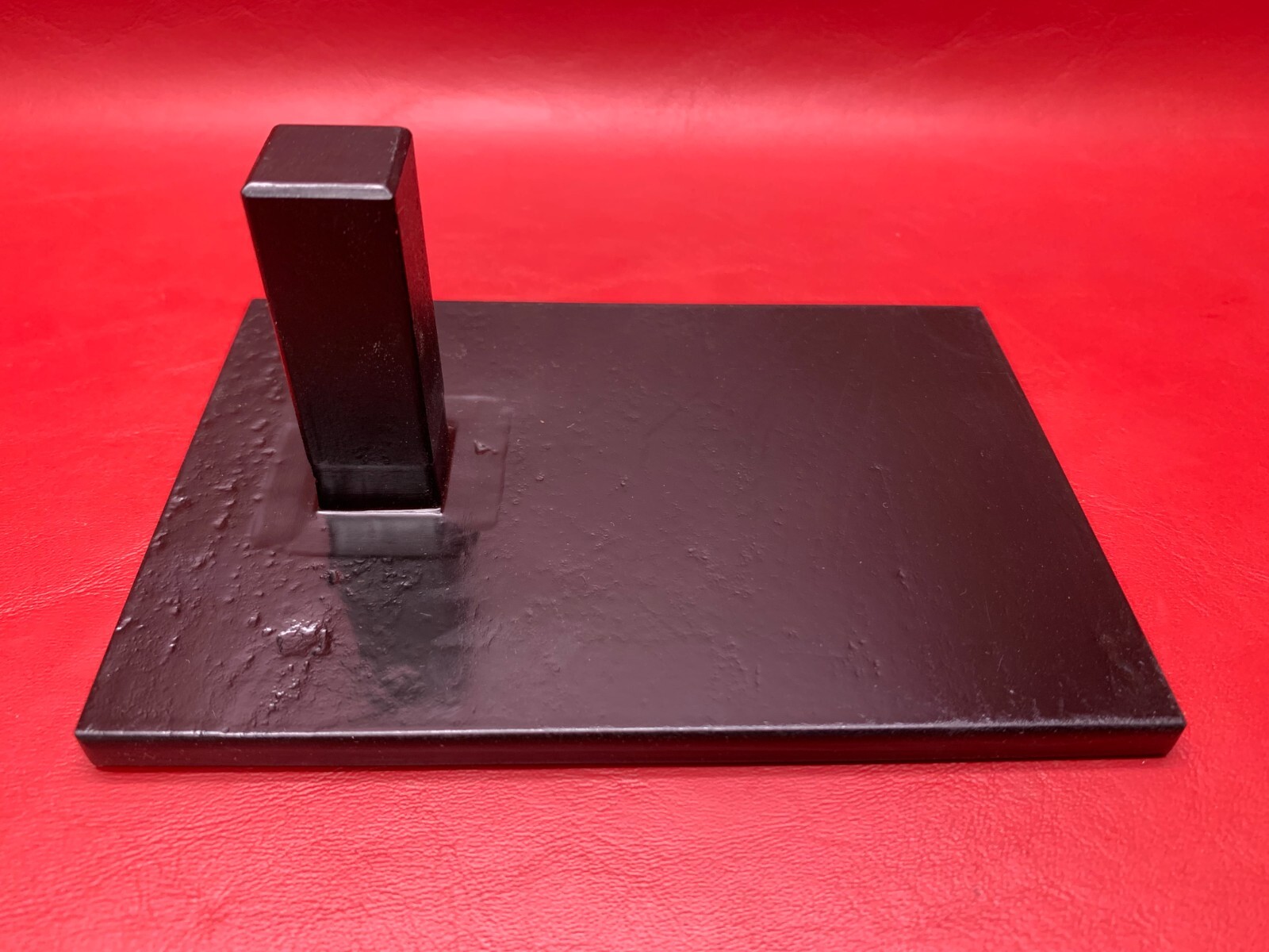 3/4″ Hardy Hot Cut Anvil Plate 3/8″ Thick 4″ x 6″ Blacksmith Anvil A36 Steel