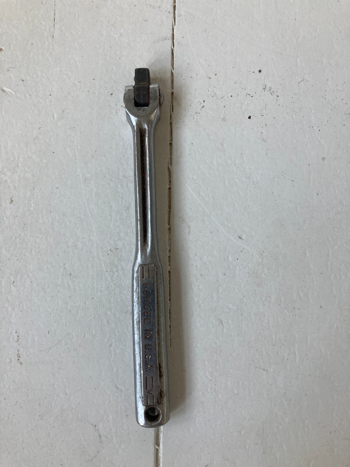 Vintage used CRAFTSMAN =V= SERIES 1/4″ Breaker Bar Forged in U.S.A.
