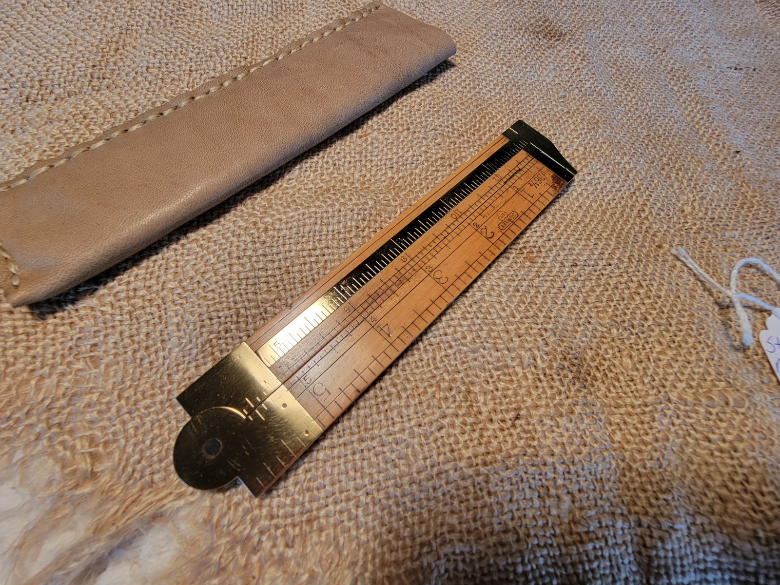Vintage STANLEY No. 36 1/2 Folding RULE Sweetheart Era Ruler 1920-1935