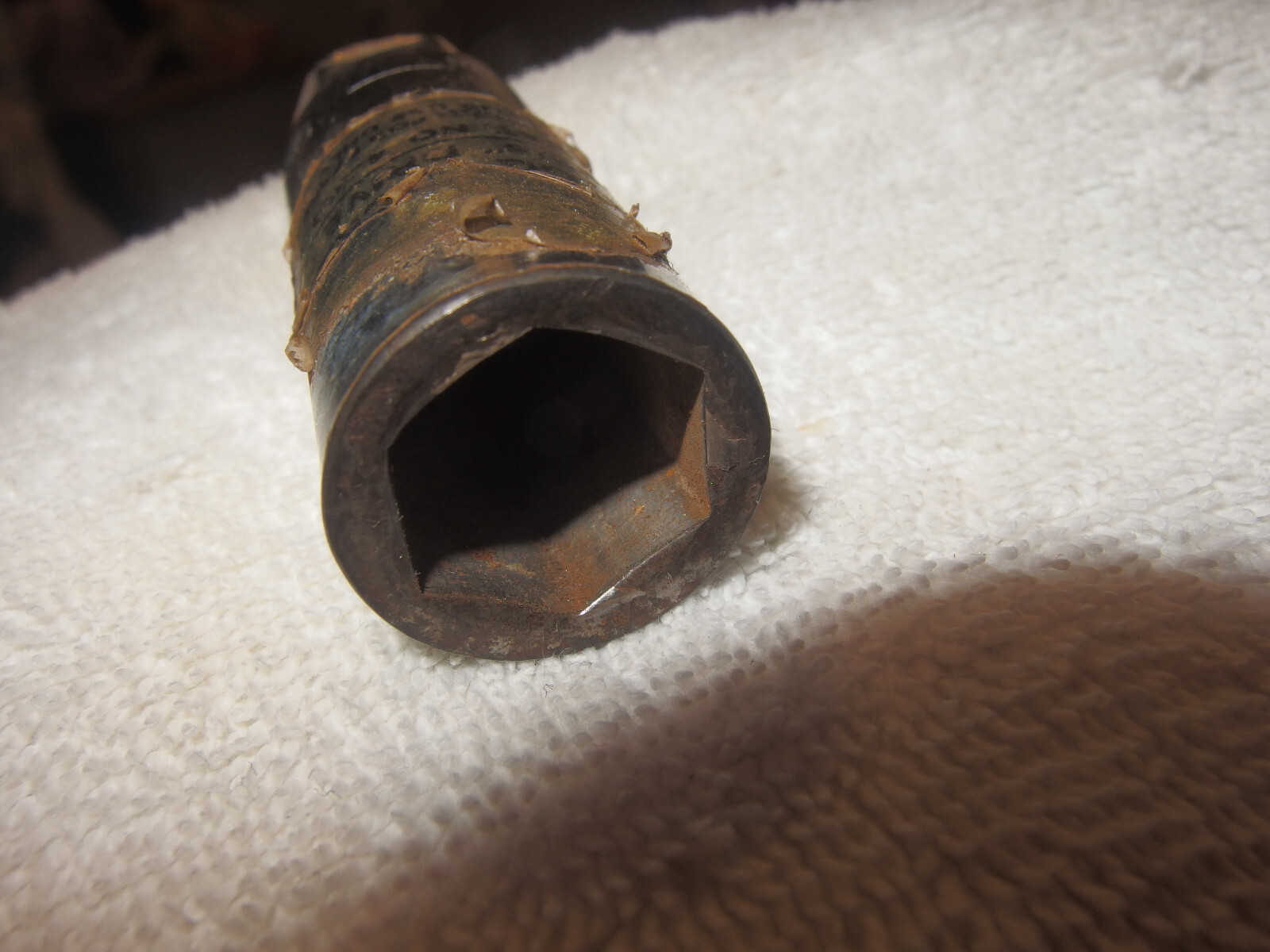 5/8″ Craftsman Spark Plug Socket 6 Point 3/8” Drive G 43326 VTG tool USA