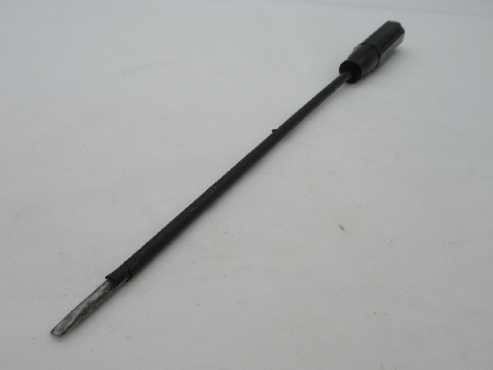 Stunning Vintage 14″ Guys Silver Steel Long Reach Electricians Screwdriver 3/16″