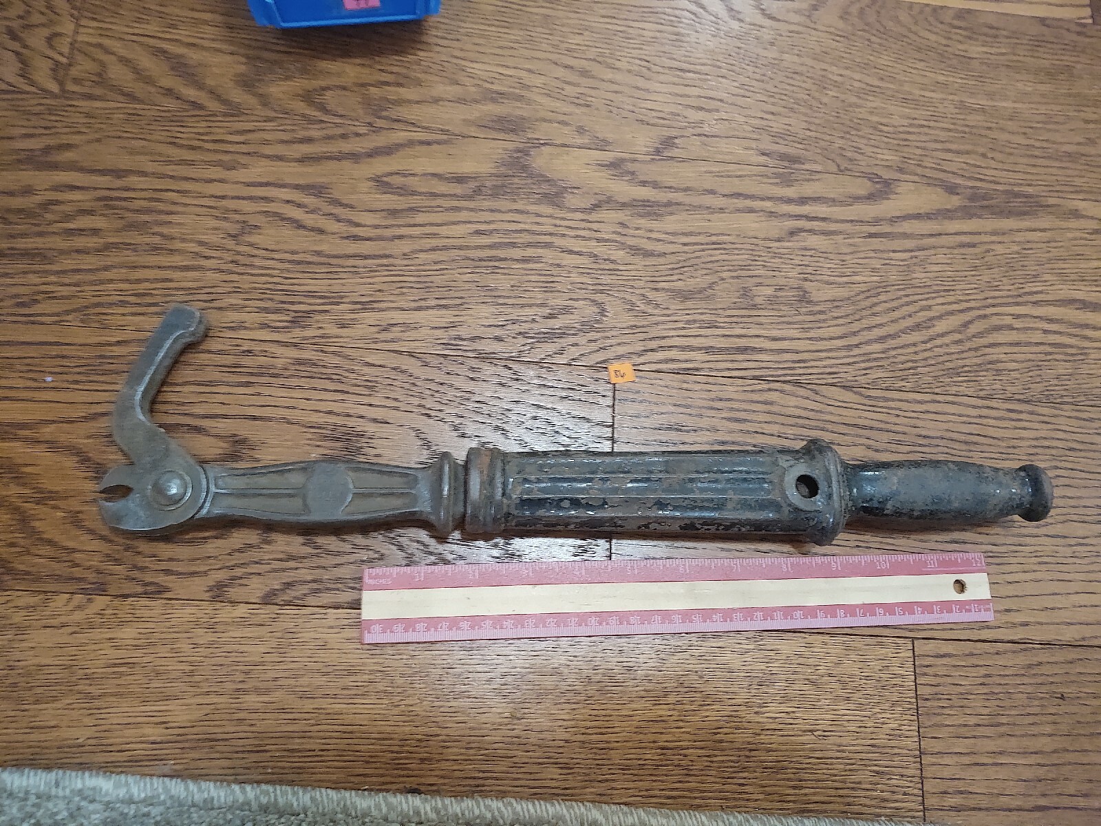 Antique Sure Grip No. 56 Slide Hammer Nail Puller Bridgeport Hardware MFG 70884