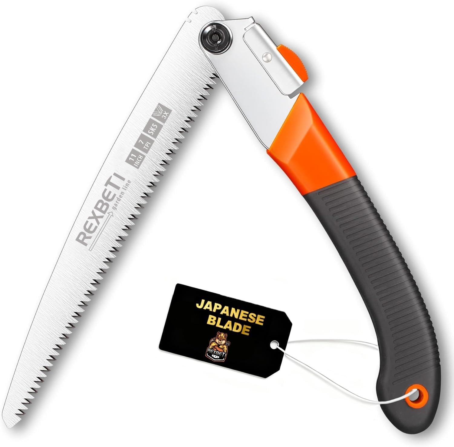 Lightweight 11-Inch Folding Saw with Ergonomic Grip – Perfect for Tree Trimming