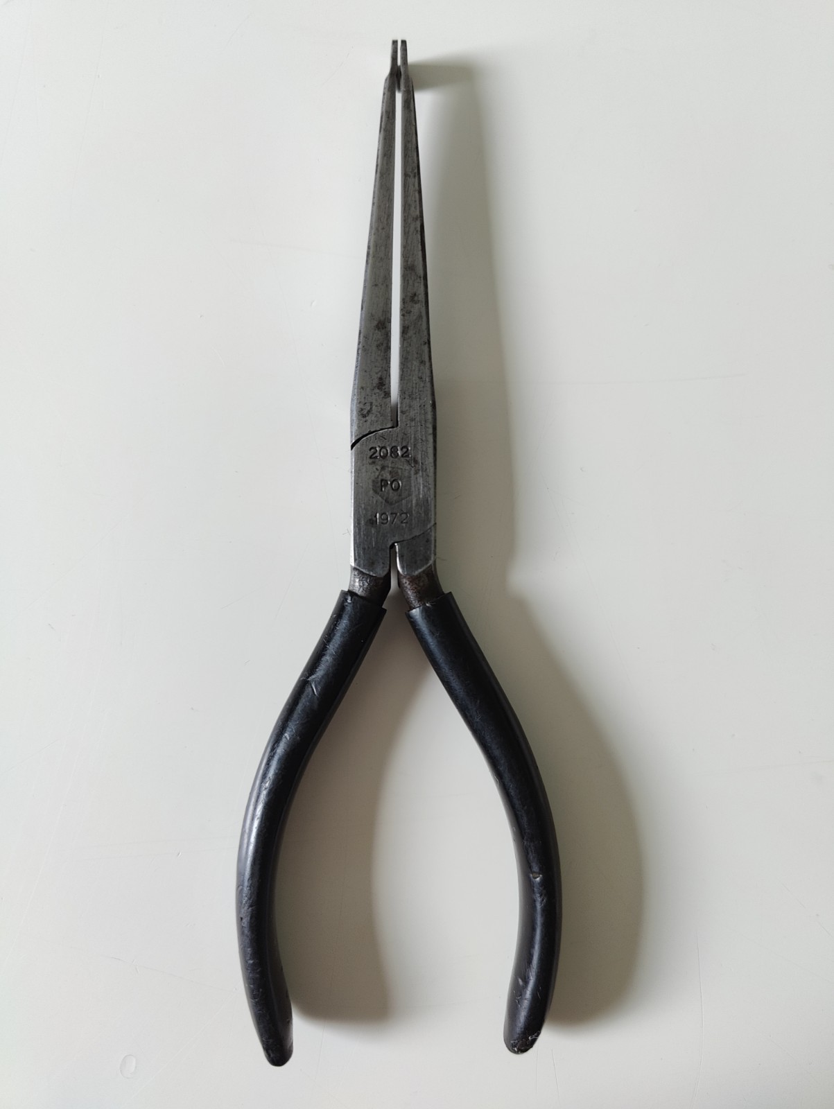 Vintage LINDSTROM Engineers Flat Pliers 2082 PO 1972 Made In Sweden
