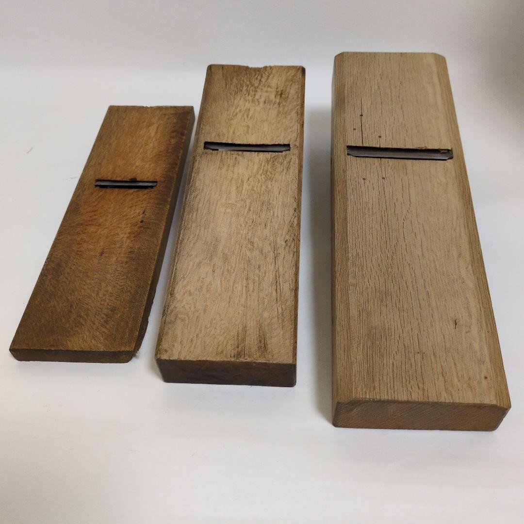 Kanna Planes Set 3pc Traditional Woodworking Tool Large Medium Small