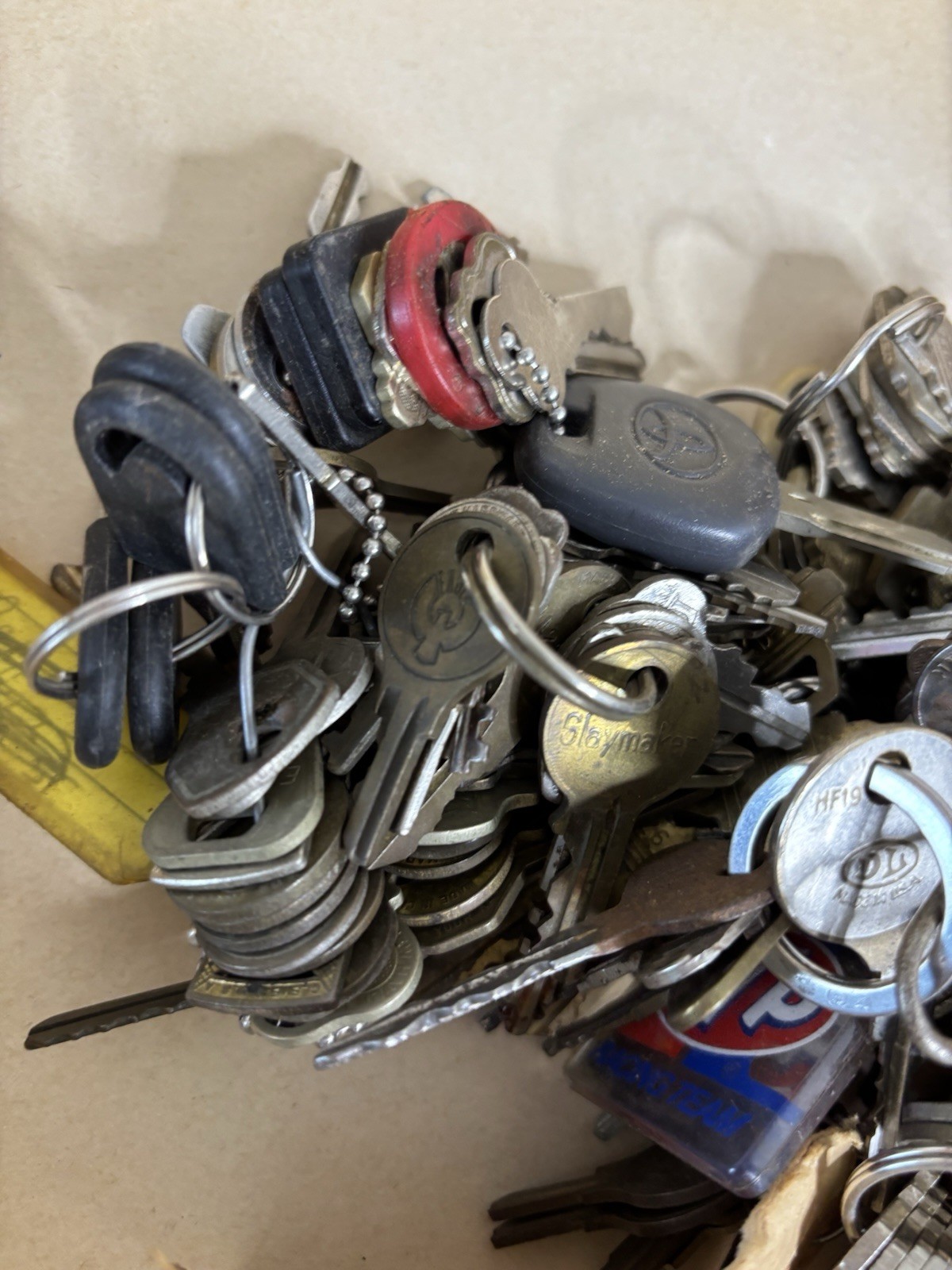 Bulk Key Lot Old Keys Vintage Cut Auto Padlock Mixed Crafts Upcycle Art 3 Pounds