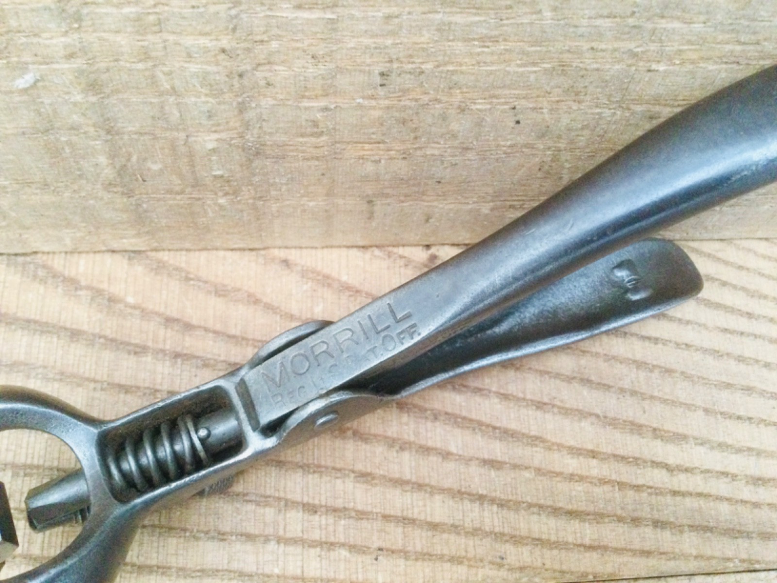 Antique Morrill’s USA Patent Tooth Setting Pliers Saw Set