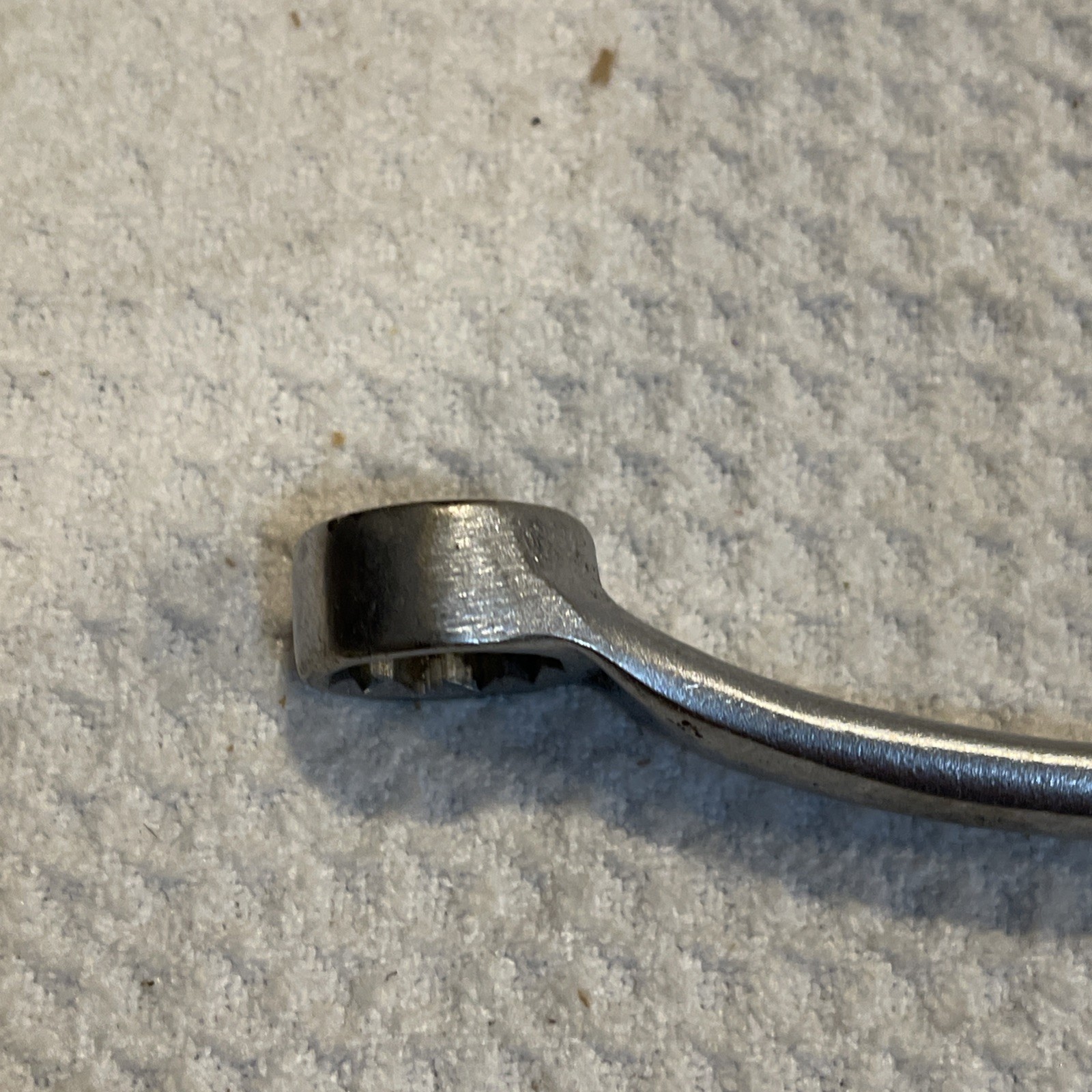 Vintage Craftsman 1/2” x 9/16” Offset Double Box End Wrench =V = Forged USA.