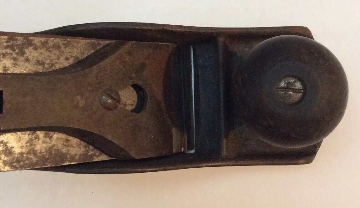 Used Vintage Worth Plane 10 X 2 3/8 Inches Some Rust Good Wood