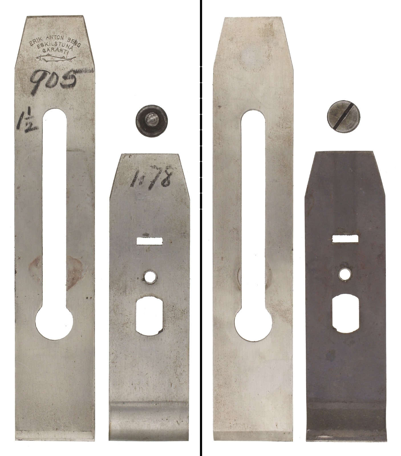 Founder’s Grade 1 1/2″ Iron/Chip Breaker – Berg “Shark” – Unused- mjdtoolparts