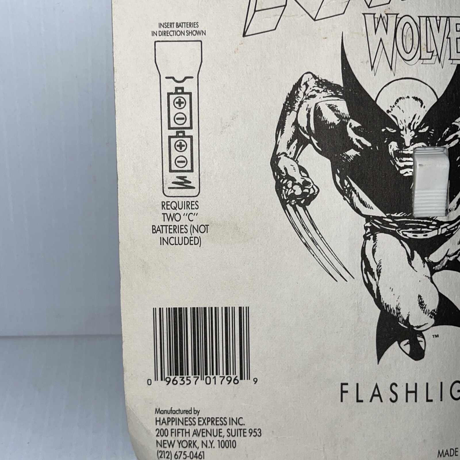 MARVEL THE UNCANNY X-MEN WOLVERINE FLASHLIGHT