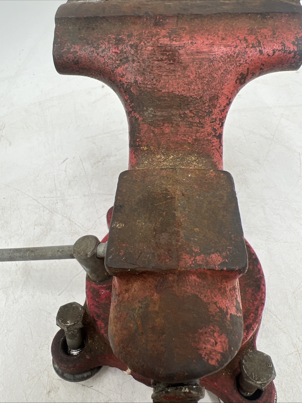 Columbian Cleveland Ohio Made In The USA 4″ Vise No. 04M2 Swivel Base Good Works