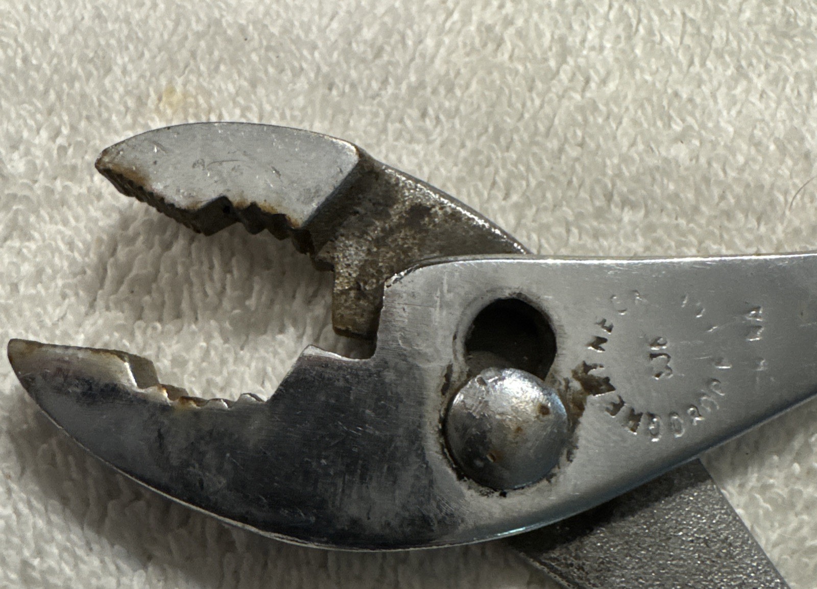 6” adjustable GREAT NECK # SJ6 SLIP JOINT PLIERS vtg tool