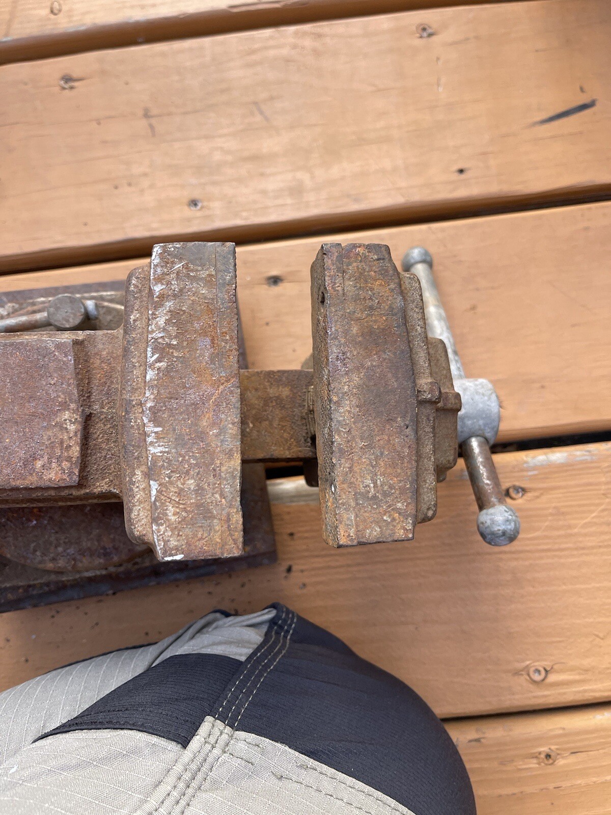 MONTGOMERY WARD POWR-KRAFT 4″ Bench Vise ART DECO USA Model 84-5427